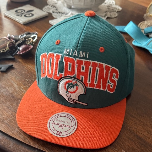 Mitchell & Ness Other - Mitchell & Ness Teal and Orange Cap